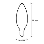 SEGULA LED French Kerze klar – E14, 1,5 W, 1.900 K, dimmbar – Bild 3