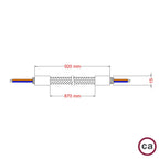Creative Flex Kit – flexibles Verlängerungsrohr mit Jute RN06 Natur ummantelt und Metallenden – Ansicht 11