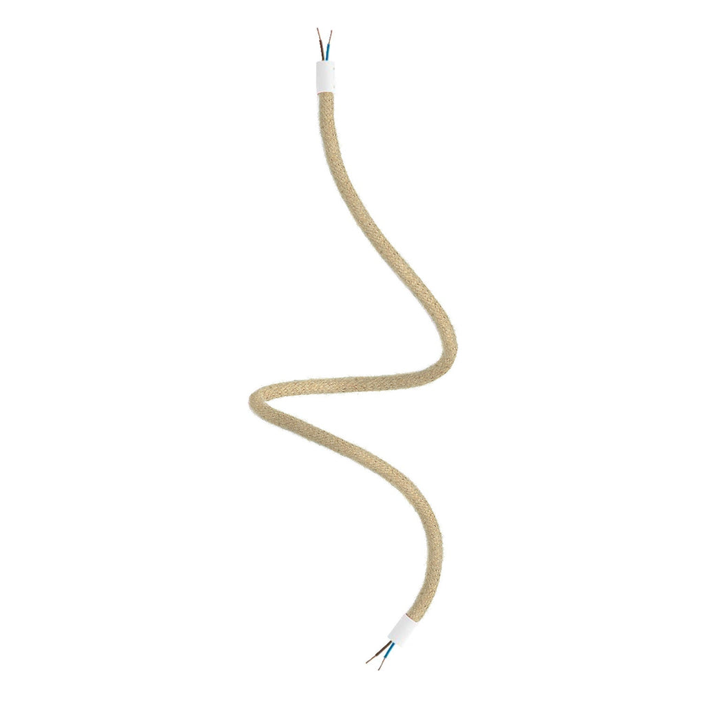 Creative Flex Kit – flexibles Verlängerungsrohr mit Jute RN06 Natur ummantelt und Metallenden – Ansicht 9