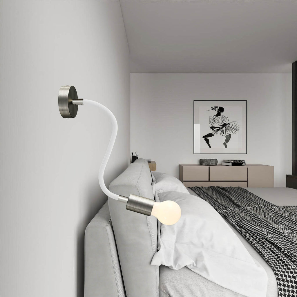 Creative Flex Kit – flexible Verlängerungsröhre RM01 Weiß, ummantelt mit Stoff, mit Metallenden – Ansicht 20