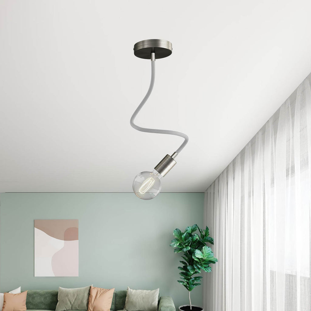 Kit Creative Flex flexibles Verlängerungsrohr mit Stoffbezug RM02 Silber und Metallenden – Ansicht 23