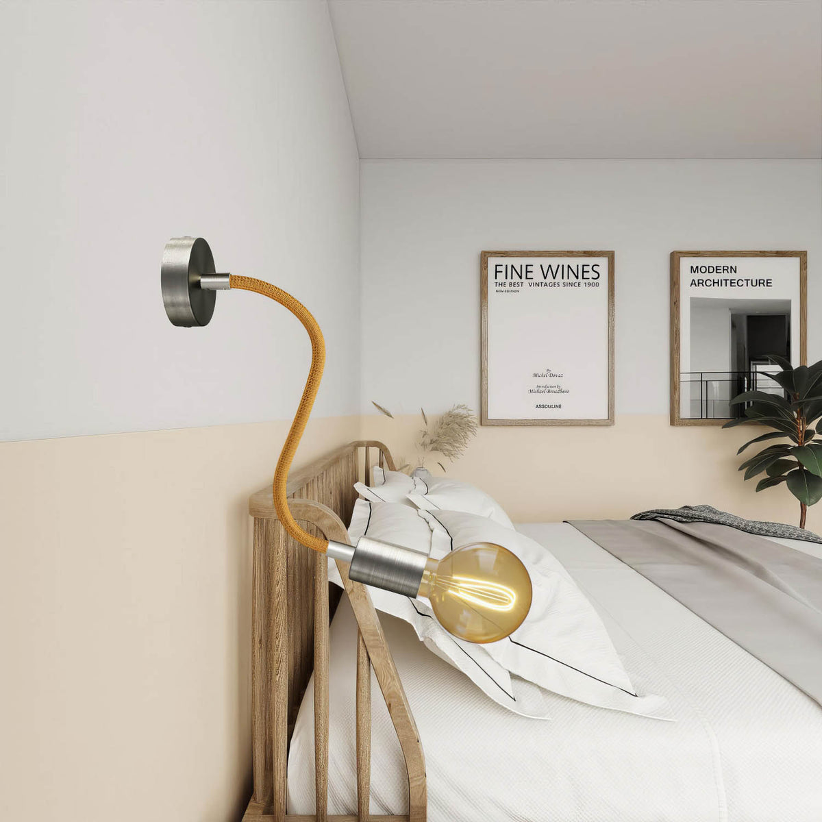 Creative Flex Kit, flexibles Verlängerungsrohr mit Stoffüberzug RM73 Bronze und Metallendstücken – Ansicht 20