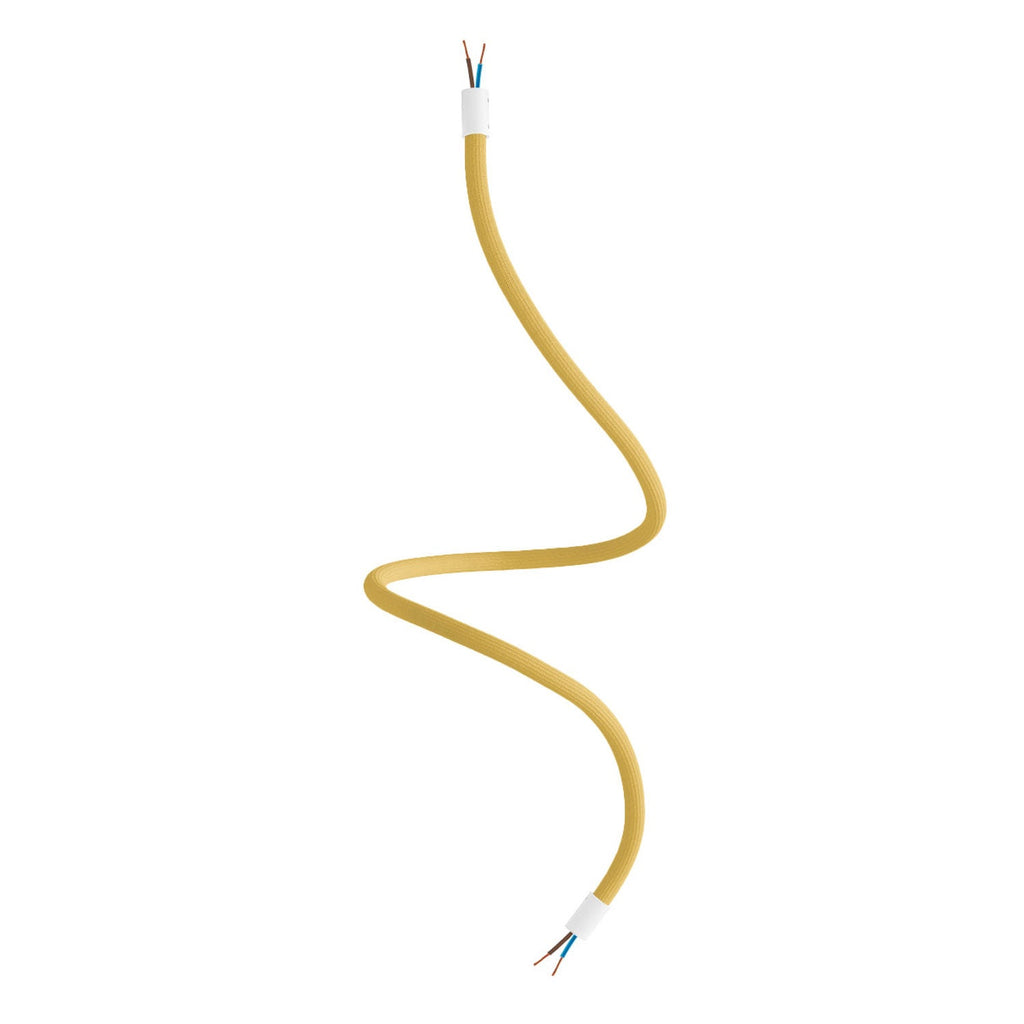 Creative Flex Set flexibles Rohr mit Stoffummantelung RM79 Senf und Metallenden – Ansicht 9