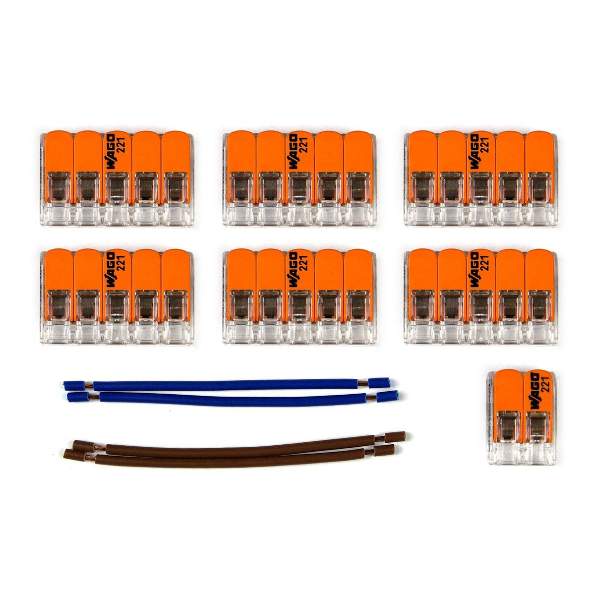 WAGO-Anschlusskit kompatibel mit 2x-Kabel für 10-fach Baldachin