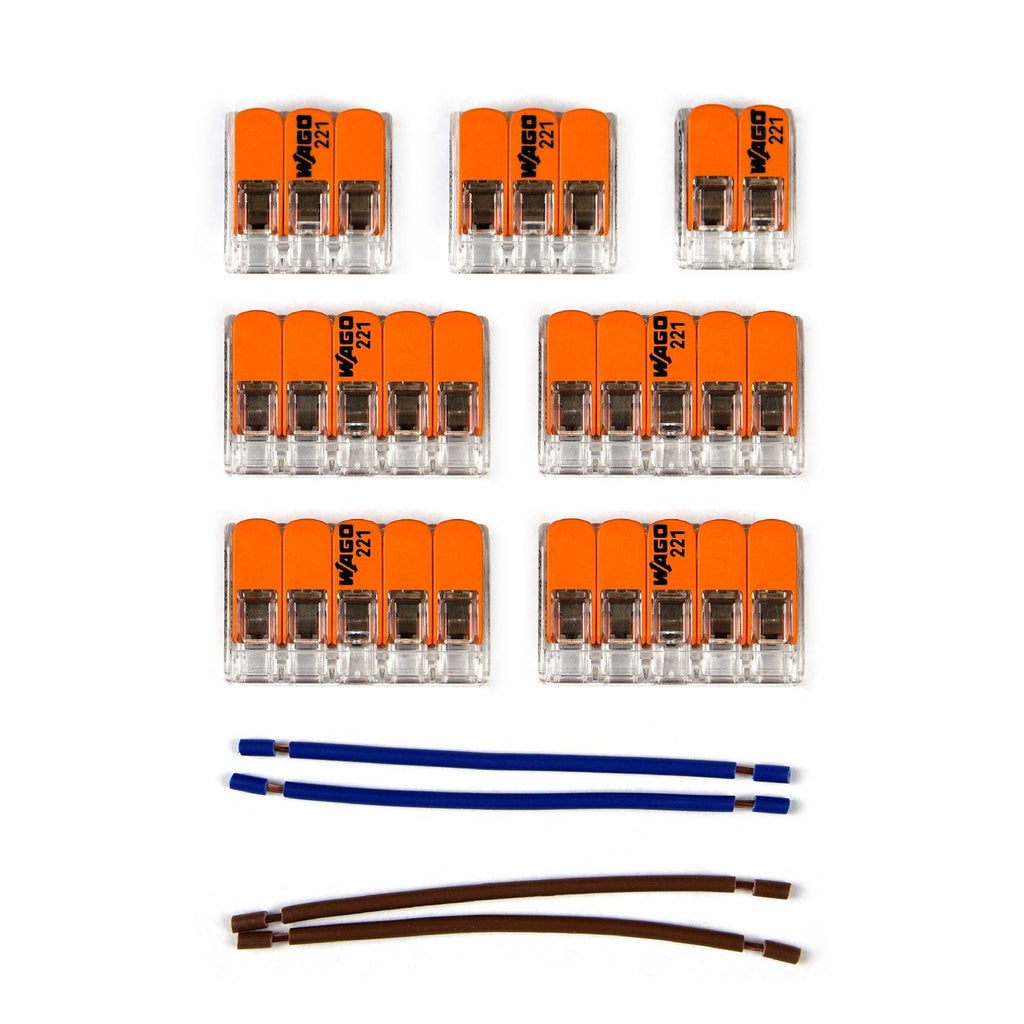 WAGO Anschlusskit, kompatibel mit 2x-Kabel für Baldachin mit 8 Löchern