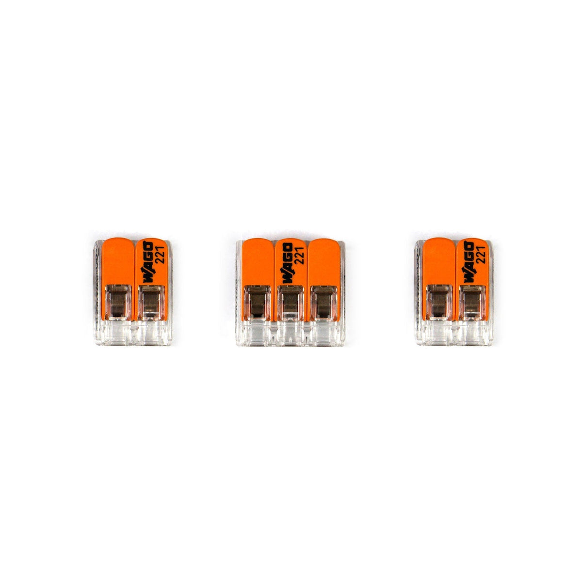 WAGO-Verbindungskit, kompatibel mit 3x Kabel für Baldachin mit 1 Loch