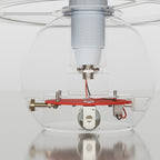 Elektronischer Bausatz für batteriebetriebene 5V‑USB‑C‑Lampen mit E14‑Lampenfassungen mit Gewinde – Weiß – Ansicht 3