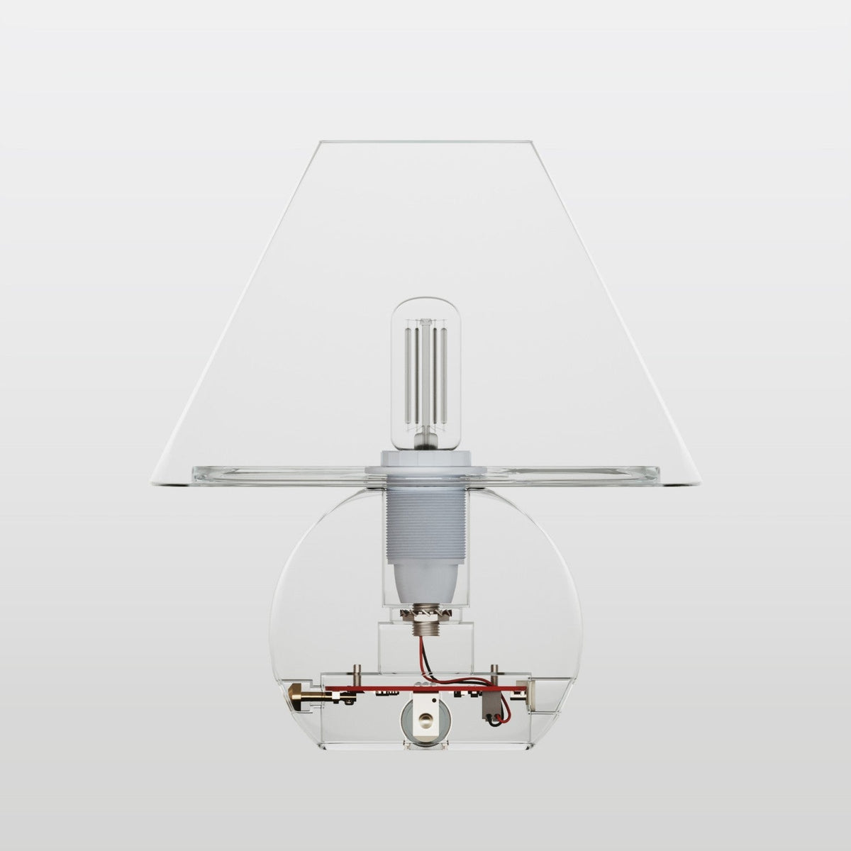 Elektronischer Bausatz für batteriebetriebene 5V‑USB‑C‑Lampen mit E14‑Lampenfassungen mit Gewinde – Weiß – Ansicht 2