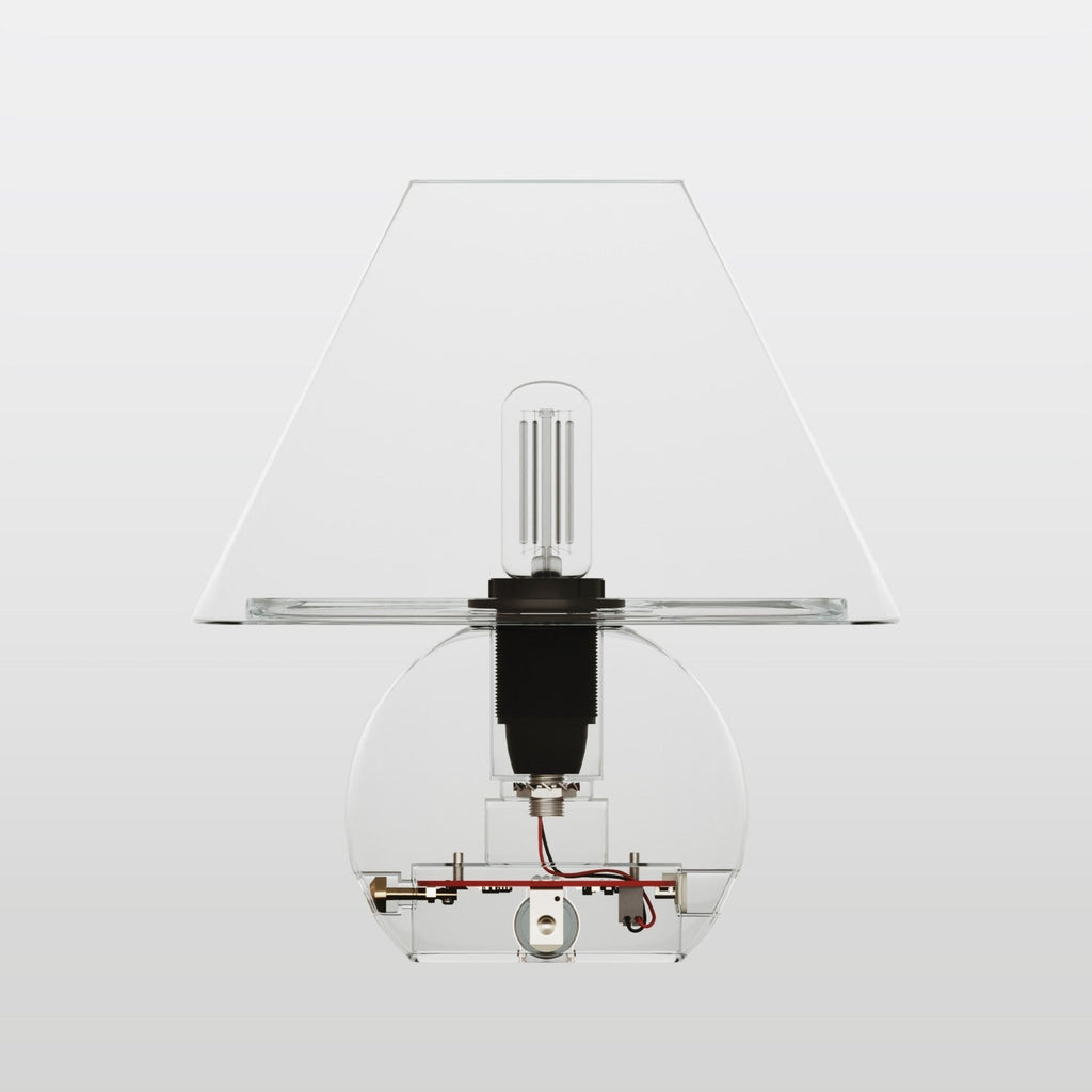 Elektronischer Bausatz für batteriebetriebene 5V‑USB‑C‑Lampen mit E14‑Lampenfassungen mit Gewinde – Schwarz – Ansicht 2