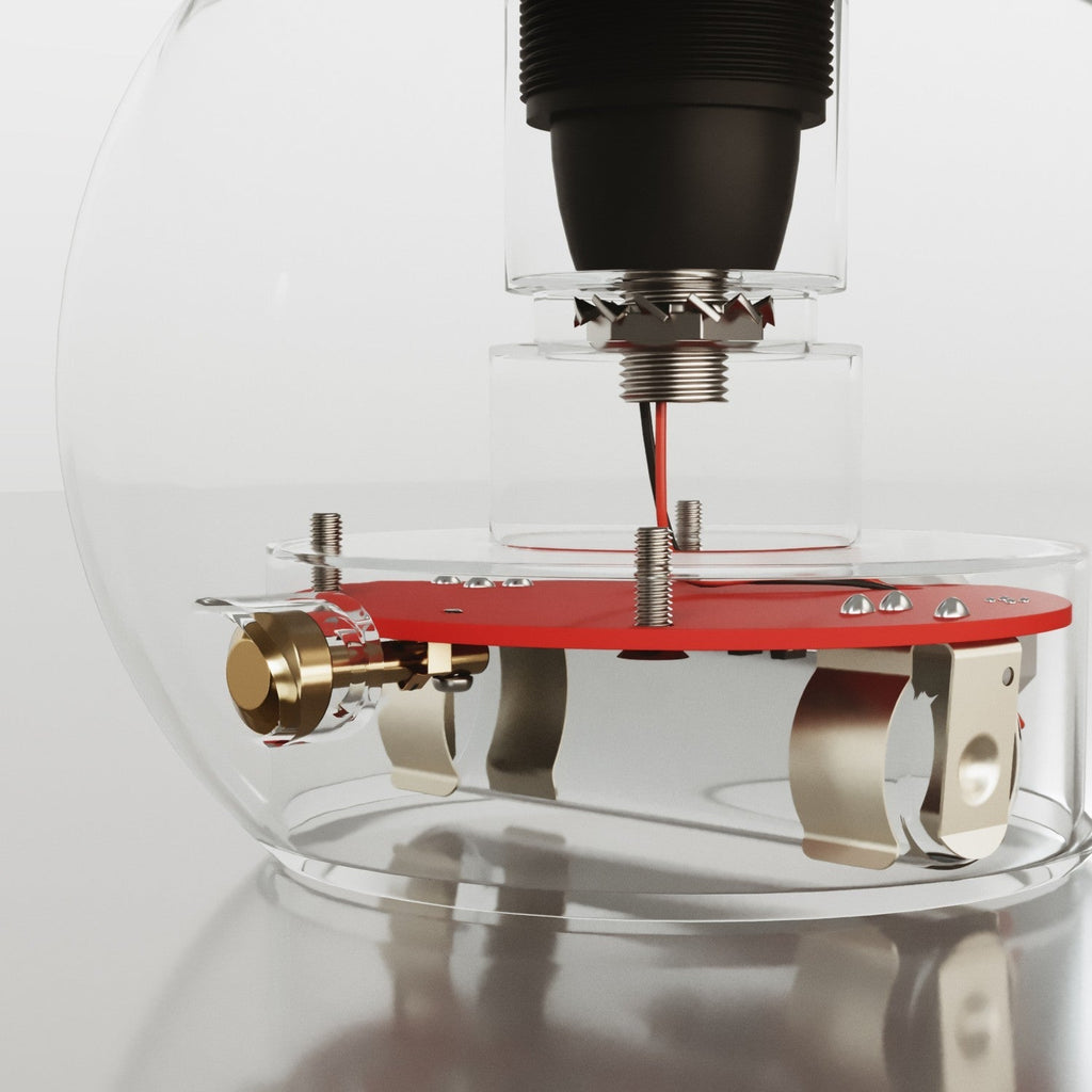 Elektronischer Bausatz für batteriebetriebene 5V‑USB‑C‑Lampen mit E14‑Lampenfassungen mit Gewinde – Schwarz – Ansicht 4