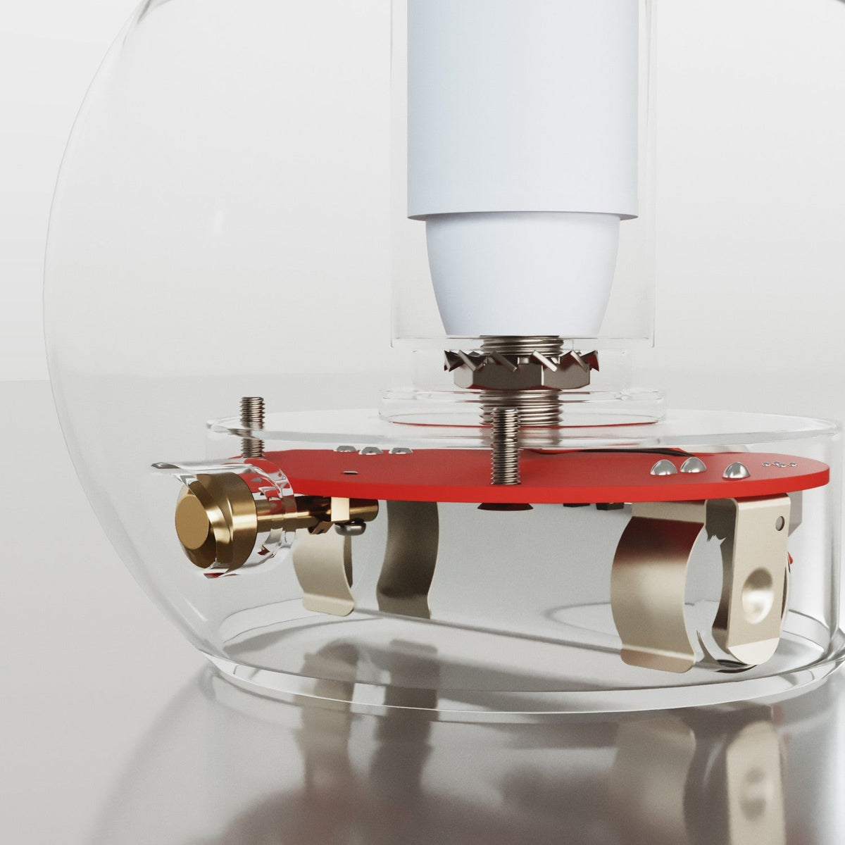 Elektronischer Bausatz für batteriebetriebene 5V-USB‑C‑Lampen mit glatten E14-Lampenfassungen – Weiß – Ansicht 4