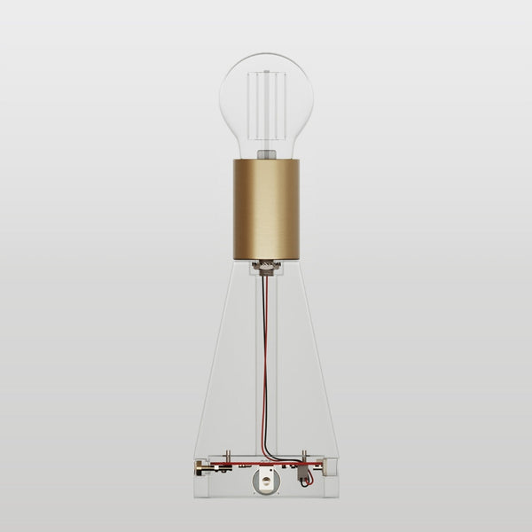 Elektronischer Bausatz für batteriebetriebene 5V‑USB‑C‑Lampen mit E27‑Lampenfassungen – Satiniertes Bronze