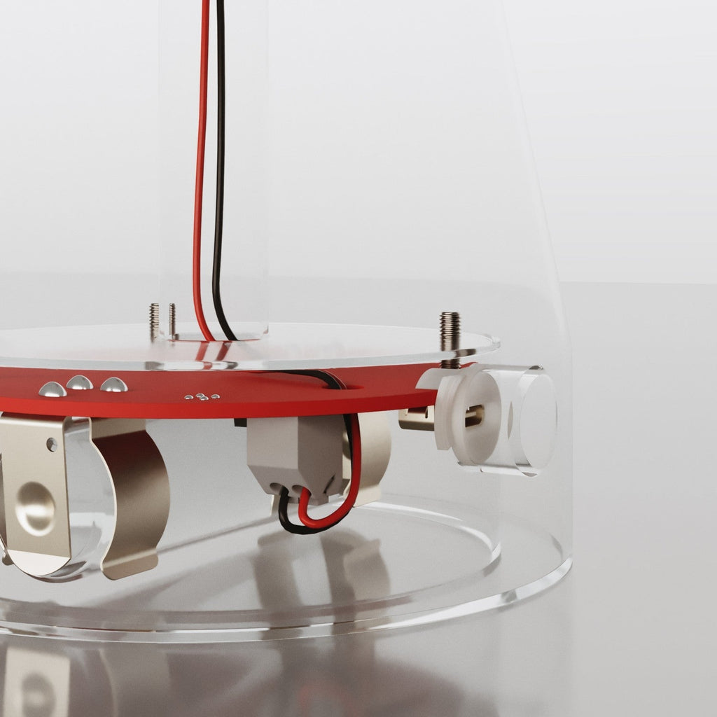 Elektronischer Bausatz für batteriebetriebene 5V‑USB‑C‑Lampen mit E27‑Lampenfassungen – Satiniertes Bronze – Ansicht 4