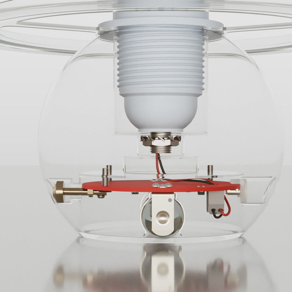 Elektronischer Bausatz für batteriebetriebene 5V-USB‑C‑Lampen mit E27-Lampenfassungen mit Gewinde – Weiß – Ansicht 3
