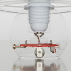 Elektronischer Bausatz für batteriebetriebene 5V-USB‑C‑Lampen mit E27-Lampenfassungen mit Gewinde – Weiß – Ansicht 3