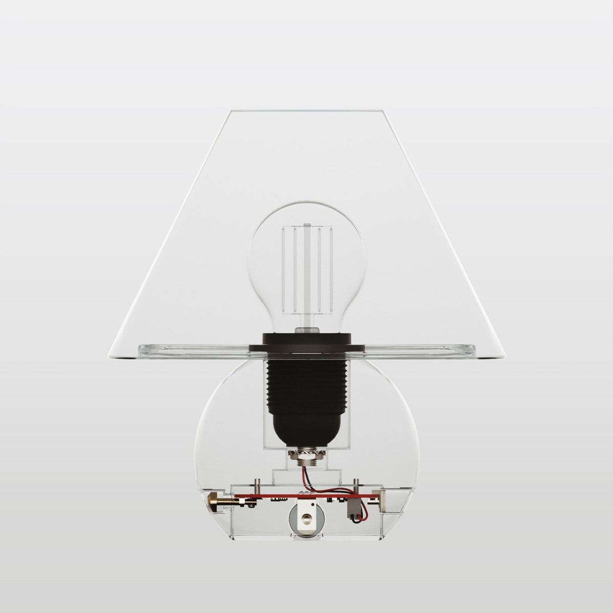 Elektronischer Bausatz für batteriebetriebene 5V‑USB‑C‑Lampen mit E27‑Lampenfassungen mit Gewinde – Schwarz – Ansicht 2