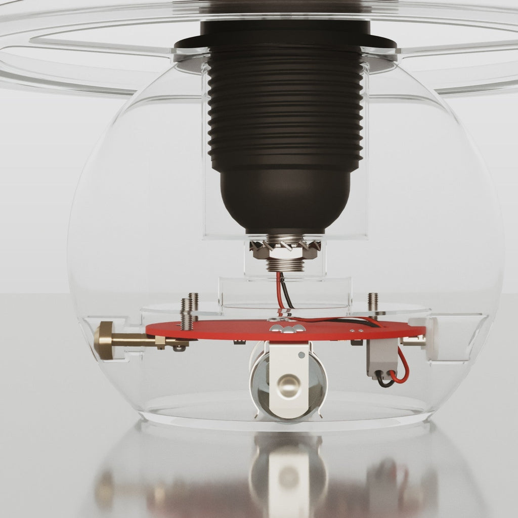 Elektronischer Bausatz für batteriebetriebene 5V‑USB‑C‑Lampen mit E27‑Lampenfassungen mit Gewinde – Schwarz – Ansicht 3
