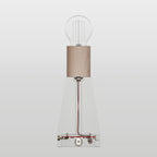 Elektronischer Bausatz für batteriebetriebene 5V‑USB‑C‑Lampen mit E27‑Lampenfassungen aus Holz – Neutral – Ansicht 2
