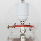 Elektronischer Bausatz für batteriebetriebene 5V-USB‑C‑Lampen mit glatten E27-Lampenfassungen – Weiß – Ansicht 3