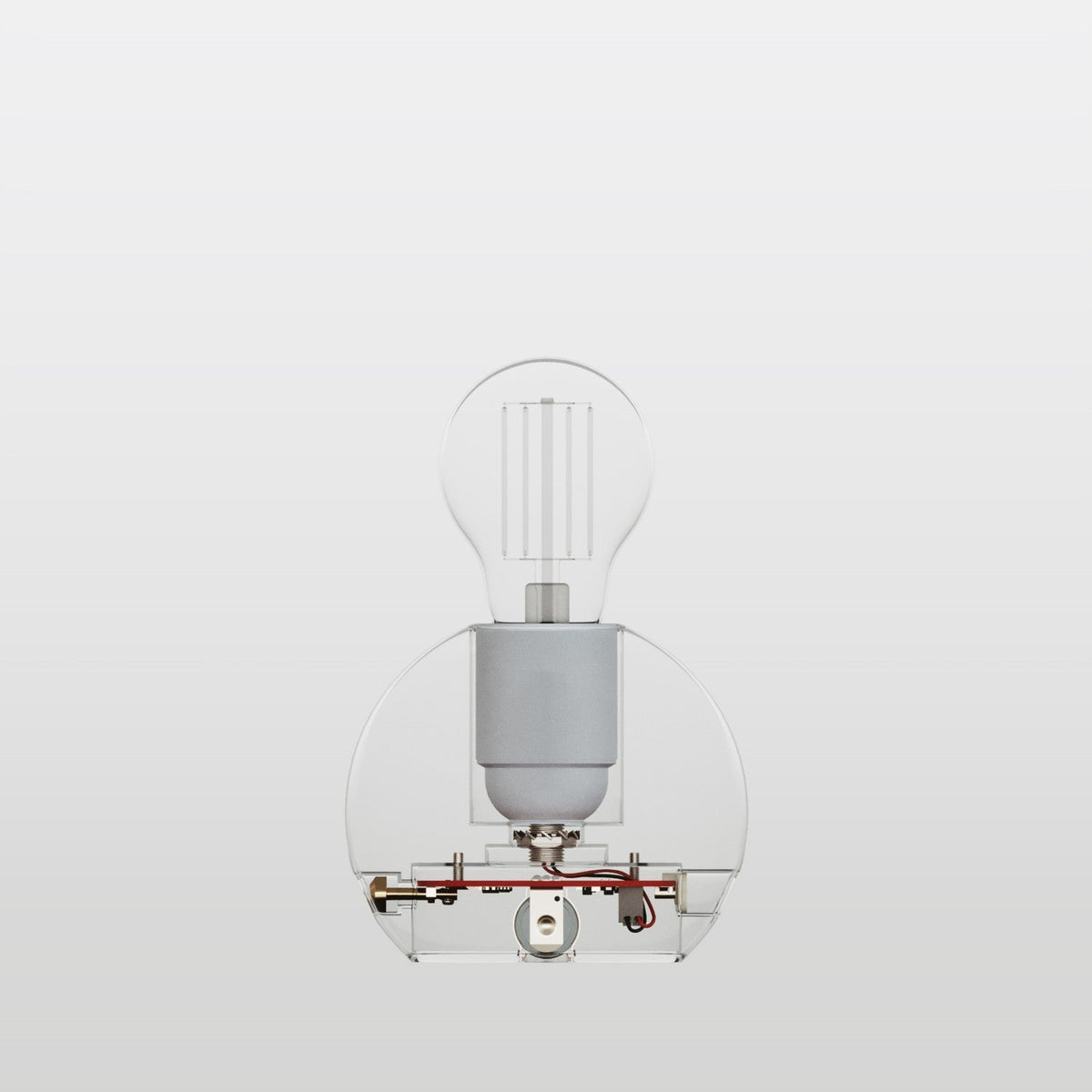 Elektronischer Bausatz für batteriebetriebene 5V-USB‑C‑Lampen mit glatten E27-Lampenfassungen – Weiß – Ansicht 2