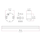 Elektronischer Bausatz für batteriebetriebene 5V‑USB‑C‑Lampen mit glatter E27‑Lampenfassungen – Schwarz – Ansicht 7
