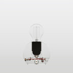 Elektronischer Bausatz für batteriebetriebene 5V‑USB‑C‑Lampen mit glatter E27‑Lampenfassungen – Schwarz – Ansicht 2