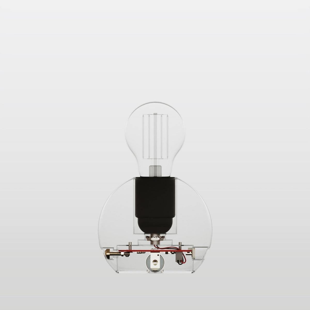 Elektronischer Bausatz für batteriebetriebene 5V‑USB‑C‑Lampen mit glatter E27‑Lampenfassungen – Schwarz – Ansicht 2