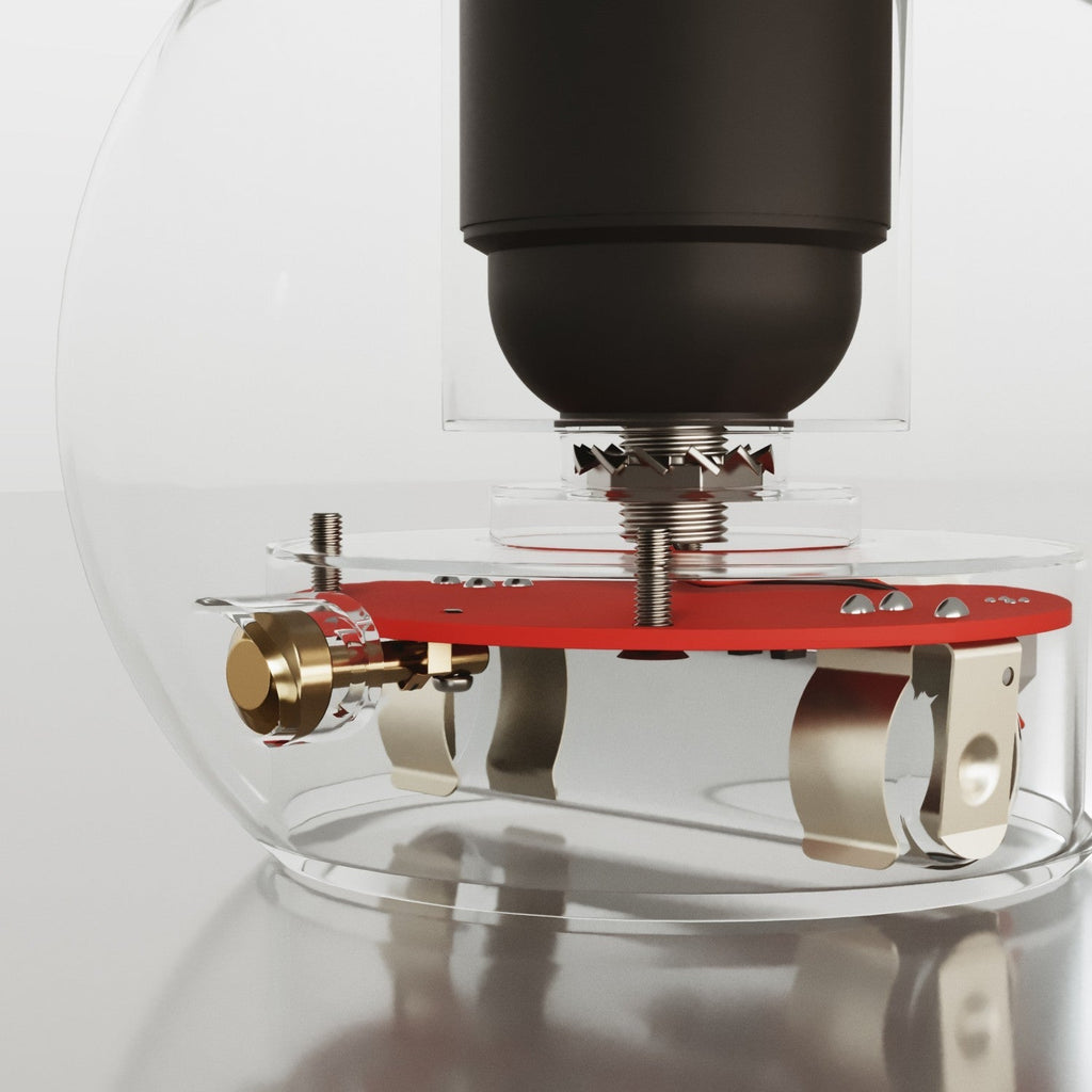 Elektronischer Bausatz für batteriebetriebene 5V‑USB‑C‑Lampen mit glatter E27‑Lampenfassungen – Schwarz – Ansicht 4