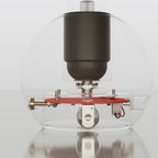 Elektronischer Bausatz für batteriebetriebene 5V‑USB‑C‑Lampen mit glatter E27‑Lampenfassungen – Schwarz – Ansicht 3