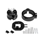 Schalter-/Wechselschalter-Set mit Flügelmutter und Sockel für Creative-Tubes aus schwarzem Porzellan – Ansicht 10