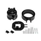 Schalter-/Wechselschalter-Set mit Flügelmutter und Sockel für Creative-Tubes aus schwarzem Porzellan – Ansicht 31