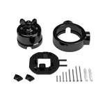 Schalter-/Wechselschalter-Set mit Flügelmutter und Sockel für Creative-Tubes aus schwarzem Porzellan – Ansicht 36