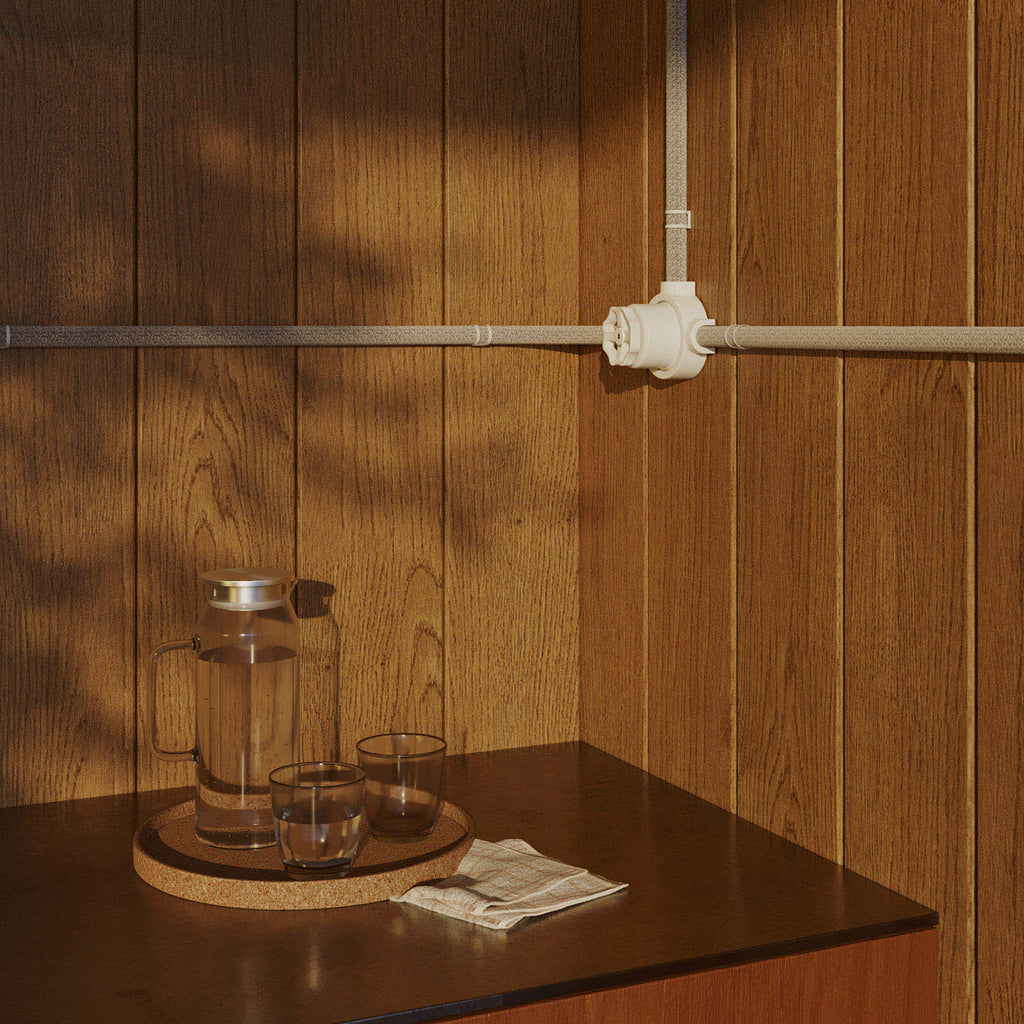 Dreh-/Wechselschalter-Set mit Knauf und Sockel für Creative-Tubes – Weißes Porzellan – Ansicht 25