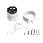 Dreh-/Wechselschalter-Set mit Knauf und Sockel für Creative-Tubes – Weißes Porzellan – Ansicht 31