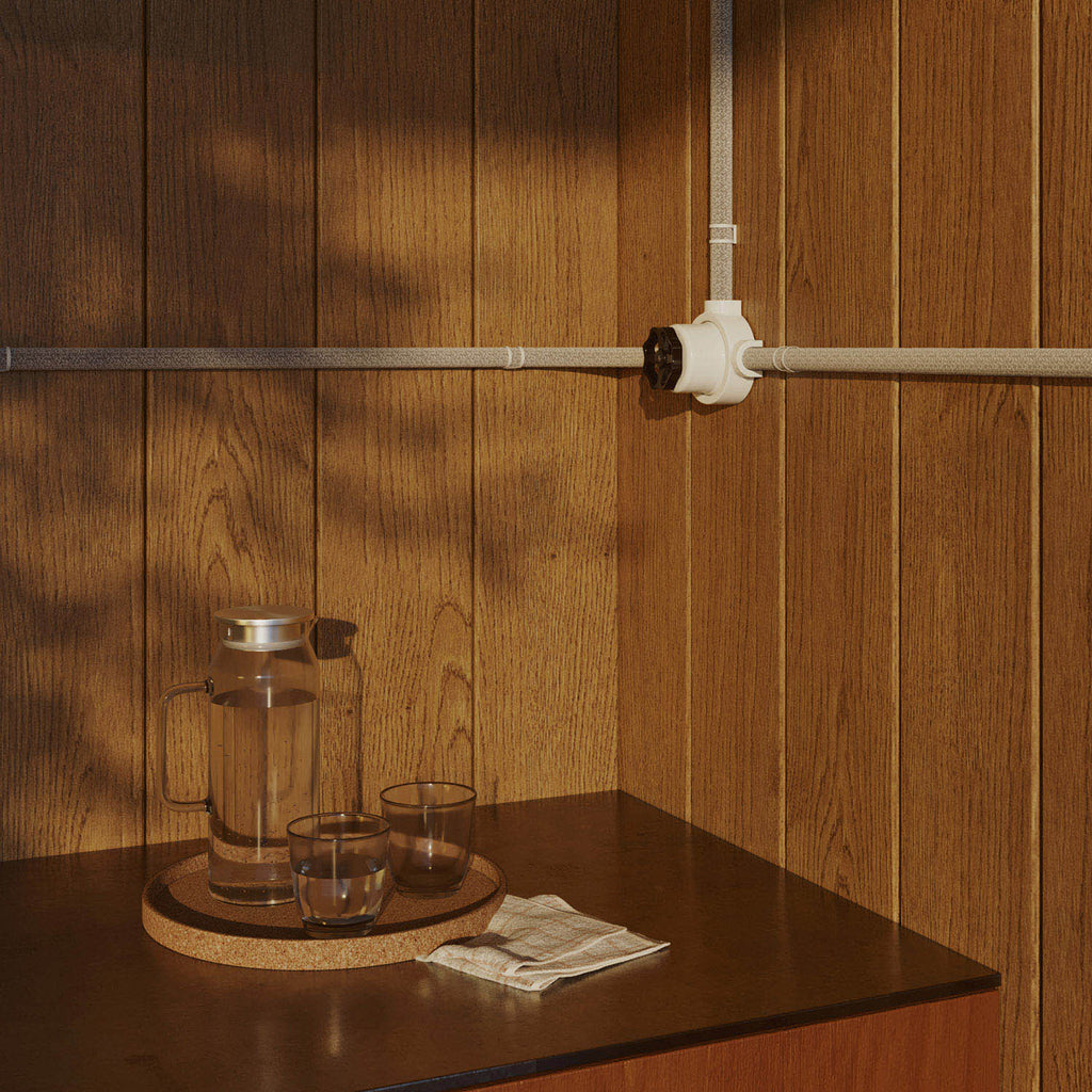 Dreh-/Wechselschalter-Set mit Knauf und Sockel für Creative-Tubes – Weißes Porzellan – Ansicht 47