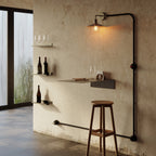 Schalter-/Wechsler-Kit mit Drehknopf und Sockel für Creative-Tubes in schwarzer Porzellan – Ansicht 43