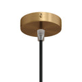 Mini-Zylinderrosetten-Set aus Metall mit 1 zentralem Loch – Satinbronze