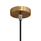 Mini-Zylinderrosetten-Set aus Metall mit 1 zentralem Loch – Satinbronze