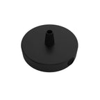 Mini-Baldachin-Metallkit mit 1 zentralem und 2 seitlichen Löchern – Schwarz – Ansicht 2