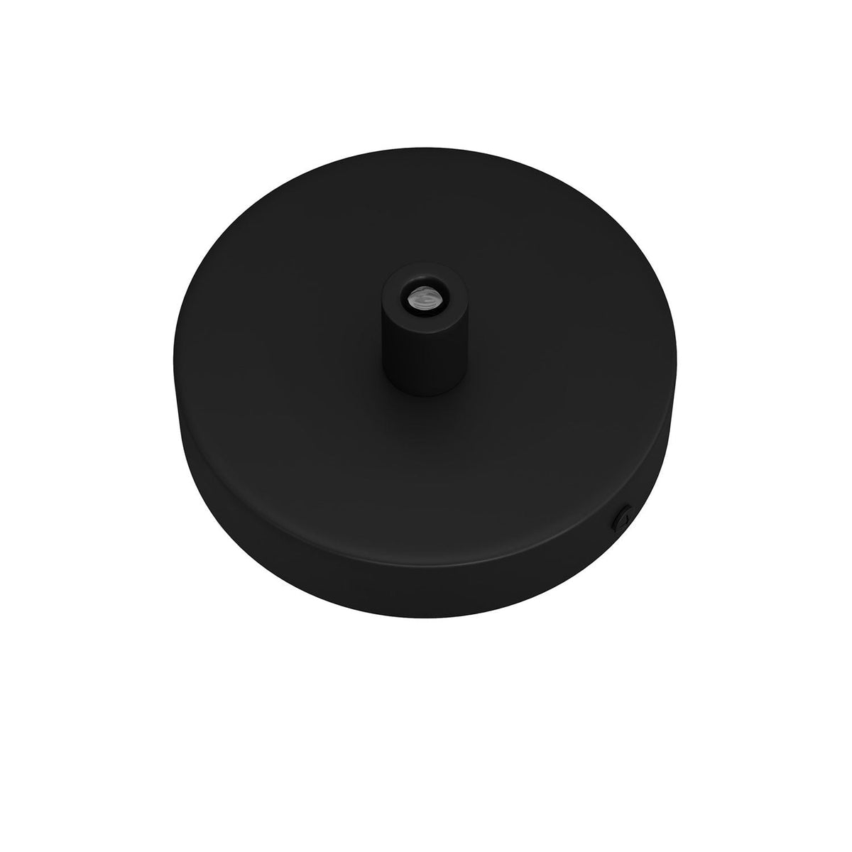 Mini-Kit Rosone aus Metall, zylindrisch mit einem mittleren Loch – Schwarz – Ansicht 6