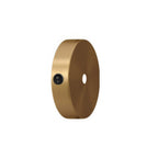 Mini-Lampenbaldachin-Set zylindrisch aus Metall mit Schalter – Satinierte Bronze