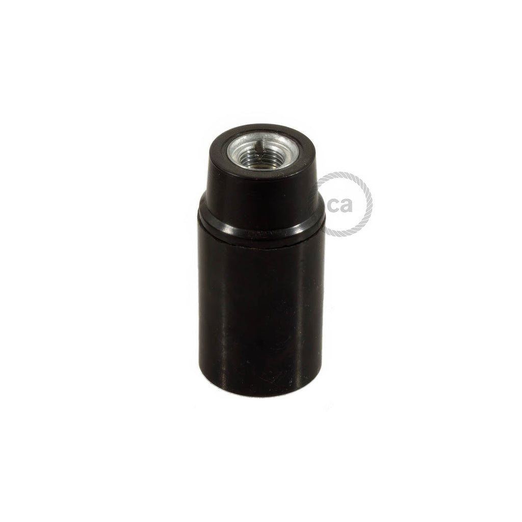 Bakelit-Lampenfassungen E14 Kit - Schwarz