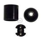 E27 Lampenfassung-Kit aus Bakelit – Schwarz – Ansicht 2
