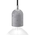 Kit Lampenfassung E27 aus Beton – Heller Beton