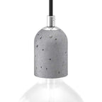 Kit Lampenfassung E27 aus Beton – Heller Beton