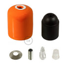 Lampenfassungen-Set E27 aus Keramik - Orange – Ansicht 2