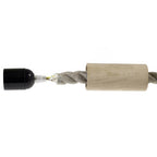 Kit Lampenfassungen E27 aus Holz für 2XL-Kordel – Natur – Ansicht 4