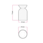 E27-Lampenfassungskit aus recyceltem Kunststoff mit 3D-Druck – Altrosa – Ansicht 5