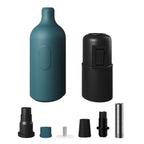E27 Silikon-Lampenfassungs-Kit mit Schalter und versteckter Zugentlastung – Petrol – Ansicht 2