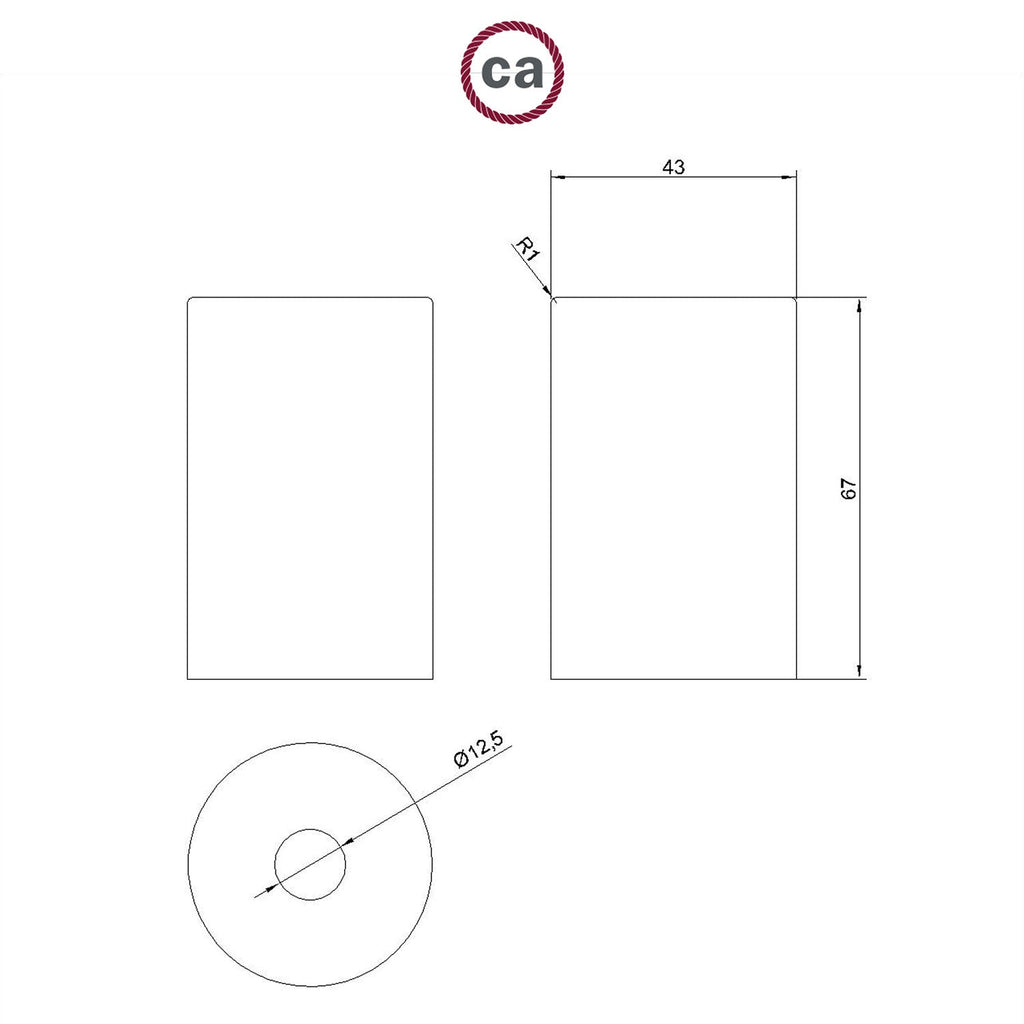 E27-Lampenfassungs-Kit Pastell aus Metall mit verdeckter Zugentlastung – Wiesengrün – Ansicht 4